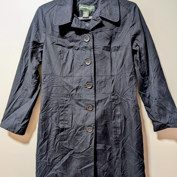 Eddie Bauer Jackets & Blazers - Eddie Bauer Women's Black Trench Coat